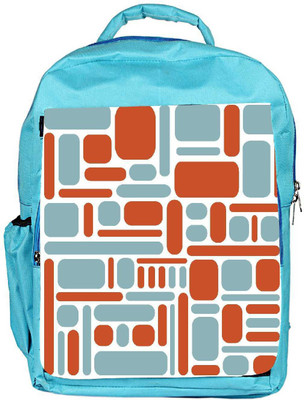 

Snoogg Eco Friendly Canvas Mixed Color Pattern Designer Backpack Rucksack School Travel Unisex Casual Canvas Bag Bookbag Satchel 5 L Backpack(Blue)