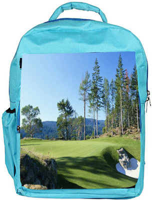 

Snoogg Eco Friendly Canvas Golf Park Designer Backpack Rucksack School Travel Unisex Casual Canvas Bag Bookbag Satchel 5 L Backpack(Blue)