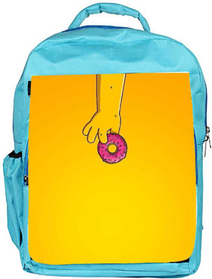 

Snoogg Eco Friendly Canvas I Want Donut Backpack Rucksack School Travel Unisex Casual Canvas Bag Bookbag Satchel 5 L Backpack(Blue)