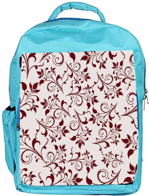 

Snoogg Eco Friendly Canvas Seamless Floral Pattern Abstract Background Backpack Rucksack School Travel Unisex Casual Canvas Bag Bookbag Satchel 5 L Backpack(Blue)