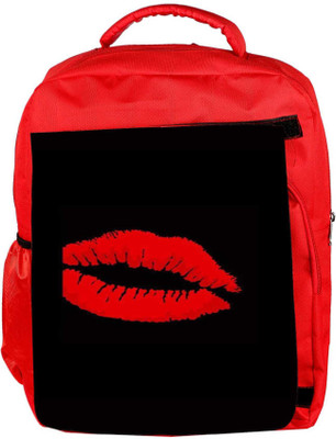 

Snoogg Eco Friendly Canvas Red Kiss Backpack Rucksack School Travel Unisex Casual Canvas Bag Bookbag Satchel 5 L Backpack(Red)