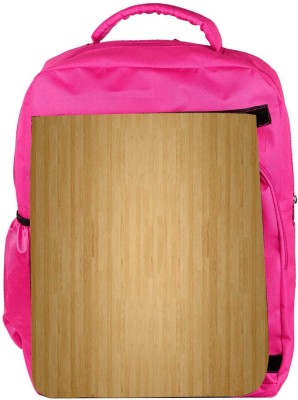 

Snoogg Eco Friendly Canvas Light Wood Floor Designer Backpack Rucksack School Travel Unisex Casual Canvas Bag Bookbag Satchel 5 L Backpack(Pink)