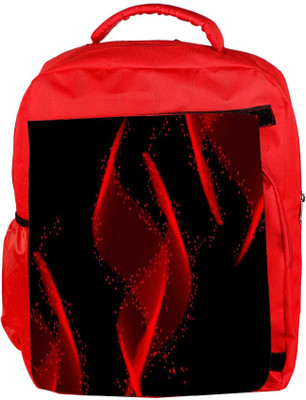 

Snoogg Eco Friendly Canvas Red Florasen Design Designer Backpack Rucksack School Travel Unisex Casual Canvas Bag Bookbag Satchel 5 L Backpack(Red)