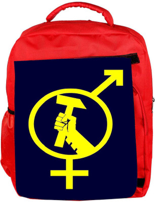 

Snoogg Eco Friendly Canvas Hammer Of Justice Backpack Rucksack School Travel Unisex Casual Canvas Bag Bookbag Satchel 5 L Backpack(Red)