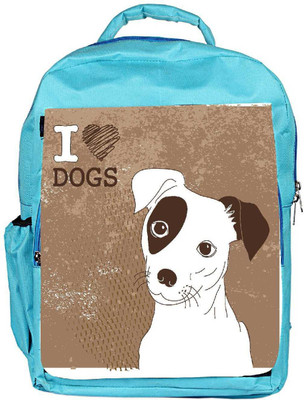 

Snoogg Eco Friendly Canvas Cute Jack Russell Terrier Brilliant Card For Doglovers Backpack Rucksack School Travel Unisex Casual Canvas Bag Bookbag Satchel 5 L Backpack(Blue)