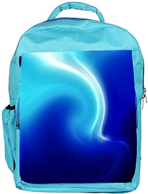 

Snoogg Eco Friendly Canvas White And Blue Design Designer Backpack Rucksack School Travel Unisex Casual Canvas Bag Bookbag Satchel 5 L Backpack(Blue)