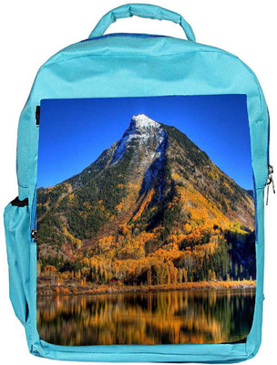 

Snoogg Eco Friendly Canvas Yellow Flowers Designer Backpack Rucksack School Travel Unisex Casual Canvas Bag Bookbag Satchel 5 L Backpack(Blue)