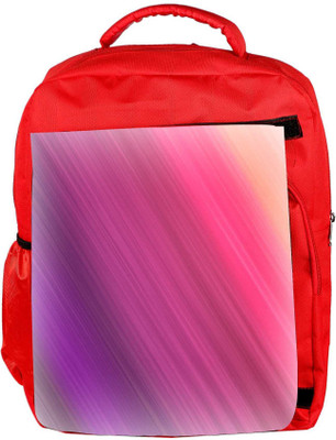 

Snoogg Eco Friendly Canvas Colorful Pattern Multicolor Designer Backpack Rucksack School Travel Unisex Casual Canvas Bag Bookbag Satchel 5 L Backpack(Red)