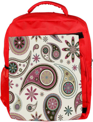 

Snoogg Eco Friendly Canvas Amazed Pattern Designer Backpack Rucksack School Travel Unisex Casual Canvas Bag Bookbag Satchel 5 L Backpack(Red)
