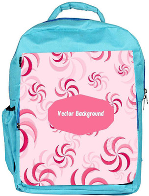 

Snoogg Eco Friendly Canvas Vector Background Designer Backpack Rucksack School Travel Unisex Casual Canvas Bag Bookbag Satchel 5 L Backpack(Blue)