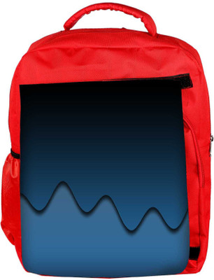 

Snoogg Eco Friendly Canvas Dark Blue Designer Backpack Rucksack School Travel Unisex Casual Canvas Bag Bookbag Satchel 5 L Backpack(Red)