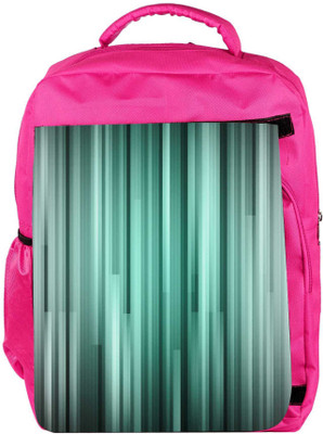 

Snoogg Eco Friendly Canvas Black And Grey Strips Designer Backpack Rucksack School Travel Unisex Casual Canvas Bag Bookbag Satchel 5 L Backpack(Pink)