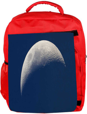 

Snoogg Eco Friendly Canvas Half Moon Designer Backpack Rucksack School Travel Unisex Casual Canvas Bag Bookbag Satchel 5 L Backpack(Red)