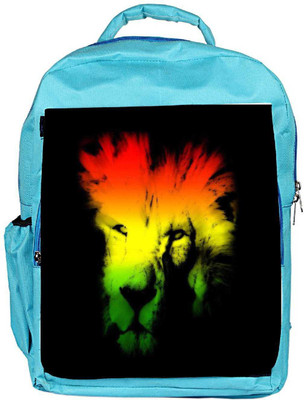 

Snoogg Eco Friendly Canvas Colourful Lion 2654 Backpack Rucksack School Travel Unisex Casual Canvas Bag Bookbag Satchel 5 L Backpack(Blue)