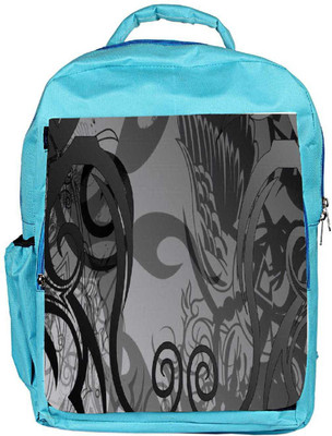 

Snoogg Eco Friendly Canvas Grey Abstract Backpack Rucksack School Travel Unisex Casual Canvas Bag Bookbag Satchel 5 L Backpack(Blue)