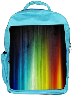 

Snoogg Eco Friendly Canvas Abstract Mixed Color Design Designer Backpack Rucksack School Travel Unisex Casual Canvas Bag Bookbag Satchel 5 L Backpack(Blue)