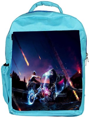 

Snoogg Eco Friendly Canvas Meteor Wreck Designer Backpack Rucksack School Travel Unisex Casual Canvas Bag Bookbag Satchel 5 L Backpack(Blue)