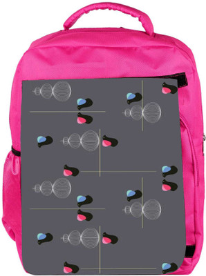 

Snoogg Eco Friendly Canvas Bird Pattern 2494 Backpack Rucksack School Travel Unisex Casual Canvas Bag Bookbag Satchel 5 L Backpack(Pink)