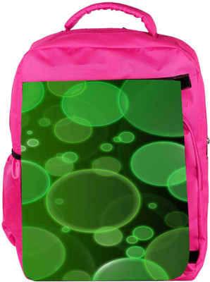 

Snoogg Eco Friendly Canvas Bubbles Design 2381 Backpack Rucksack School Travel Unisex Casual Canvas Bag Bookbag Satchel 5 L Backpack(Pink)