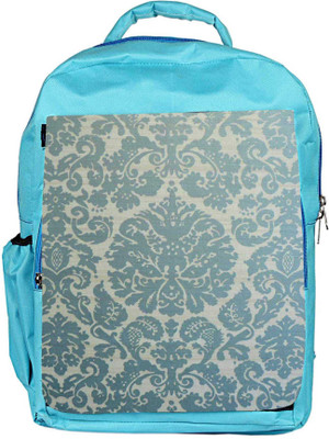 

Snoogg Eco Friendly Canvas Motif Print Blue Backpack Rucksack School Travel Unisex Casual Canvas Bag Bookbag Satchel 5 L Backpack(Blue)