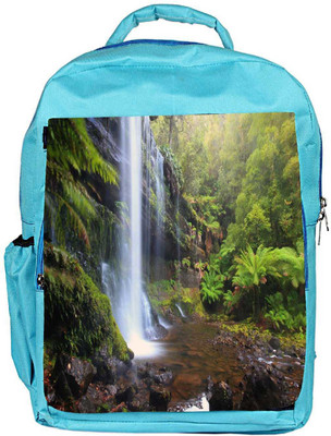 

Snoogg Eco Friendly Canvas Waterfall In Force Designer Backpack Rucksack School Travel Unisex Casual Canvas Bag Bookbag Satchel 5 L Backpack(Blue)