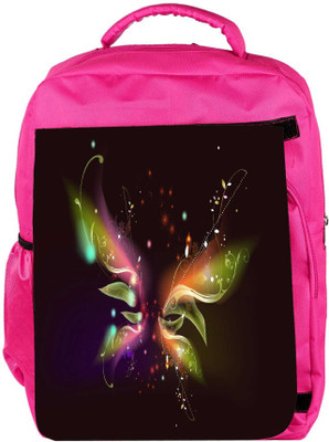 

Snoogg Eco Friendly Canvas Patterned Design Designer Backpack Rucksack School Travel Unisex Casual Canvas Bag Bookbag Satchel 5 L Backpack(Pink)