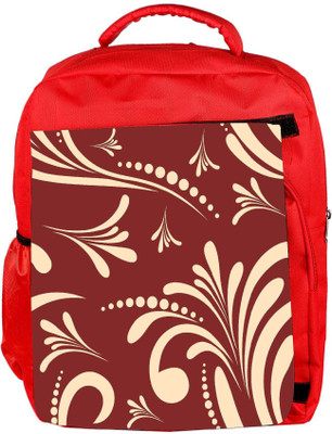 

Snoogg Eco Friendly Canvas Seamless Floral Pattern Abstract Background Backpack Rucksack School Travel Unisex Casual Canvas Bag Bookbag Satchel 5 L Backpack(Red)