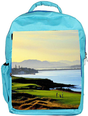 

Snoogg Eco Friendly Canvas Playing Golf Designer Backpack Rucksack School Travel Unisex Casual Canvas Bag Bookbag Satchel 5 L Backpack(Blue)