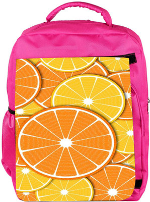 

Snoogg Eco Friendly Canvas Orange Fever 2372 Backpack Rucksack School Travel Unisex Casual Canvas Bag Bookbag Satchel 5 L Backpack(Pink)