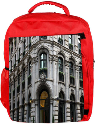 

Snoogg Eco Friendly Canvas Hotel Gault Designer Backpack Rucksack School Travel Unisex Casual Canvas Bag Bookbag Satchel 5 L Backpack(Red)