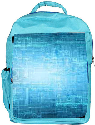 

Snoogg Eco Friendly Canvas Blue Graphic Designer Backpack Rucksack School Travel Unisex Casual Canvas Bag Bookbag Satchel 5 L Backpack(Blue)