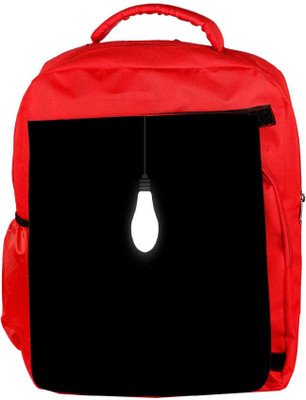 

Snoogg Eco Friendly Canvas You Bulb Backpack Rucksack School Travel Unisex Casual Canvas Bag Bookbag Satchel 5 L Backpack(Red)