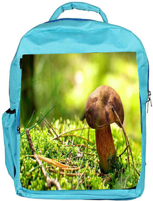 

Snoogg Eco Friendly Canvas Mushroom Designer Backpack Rucksack School Travel Unisex Casual Canvas Bag Bookbag Satchel 5 L Backpack(Blue)