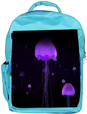 

Snoogg Eco Friendly Canvas Purple Black Octapus Designer Backpack Rucksack School Travel Unisex Casual Canvas Bag Bookbag Satchel 5 L Backpack(Blue)