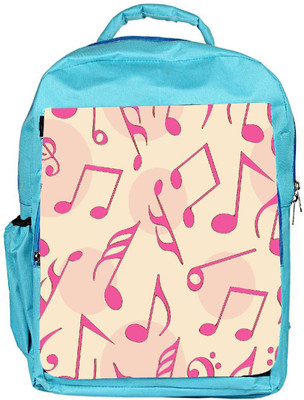

Snoogg Eco Friendly Canvas Pink Music Designer Backpack Rucksack School Travel Unisex Casual Canvas Bag Bookbag Satchel 5 L Backpack(Blue)