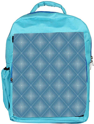 

Snoogg Eco Friendly Canvas Blue Pattern Designer Backpack Rucksack School Travel Unisex Casual Canvas Bag Bookbag Satchel 5 L Backpack(Blue)