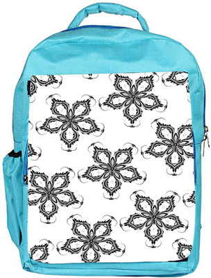 

Snoogg Eco Friendly Canvas Grey Floral Flower Designer Backpack Rucksack School Travel Unisex Casual Canvas Bag Bookbag Satchel 5 L Backpack(Blue)