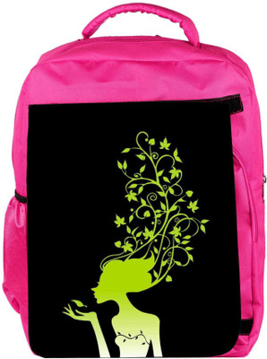 

Snoogg Eco Friendly Canvas Womens Brain 2488 Backpack Rucksack School Travel Unisex Casual Canvas Bag Bookbag Satchel 5 L Backpack(Pink)