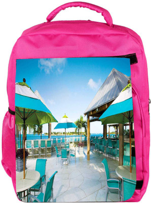 

Snoogg Eco Friendly Canvas Blue Chairs Designer Backpack Rucksack School Travel Unisex Casual Canvas Bag Bookbag Satchel 5 L Backpack(Pink)