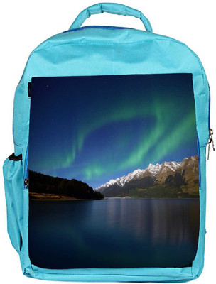 

Snoogg Eco Friendly Canvas Mountians View Designer Backpack Rucksack School Travel Unisex Casual Canvas Bag Bookbag Satchel 5 L Backpack(Blue)