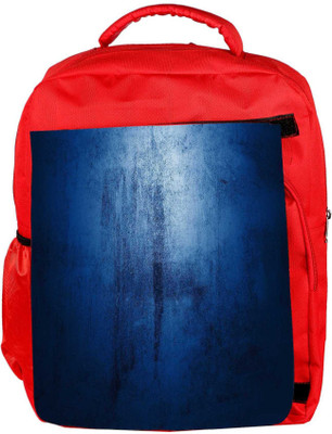

Snoogg Eco Friendly Canvas Abstract Blue Paint Design Designer Backpack Rucksack School Travel Unisex Casual Canvas Bag Bookbag Satchel 5 L Backpack(Red)