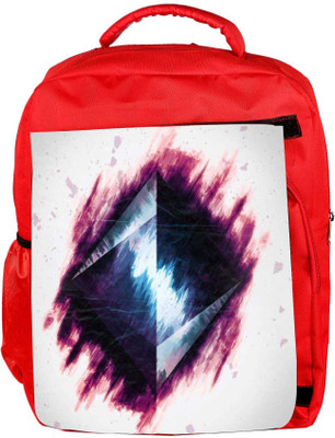

Snoogg Eco Friendly Canvas Pyramid From Above 2687 Backpack Rucksack School Travel Unisex Casual Canvas Bag Bookbag Satchel 5 L Backpack(Red)