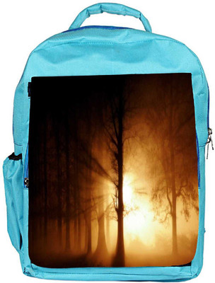 

Snoogg Eco Friendly Canvas Focus Sunlight On Trees Designer Backpack Rucksack School Travel Unisex Casual Canvas Bag Bookbag Satchel 5 L Backpack(Blue)