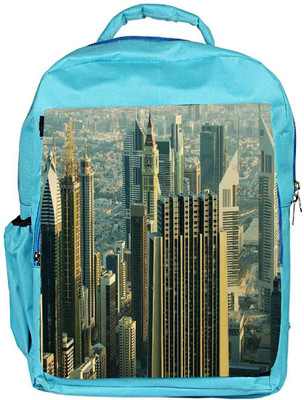 

Snoogg Eco Friendly Canvas Developed City Designer Backpack Rucksack School Travel Unisex Casual Canvas Bag Bookbag Satchel 5 L Backpack(Blue)