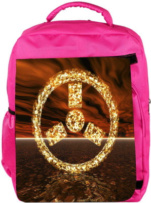 

Snoogg Eco Friendly Canvas Radioactivity Backpack Rucksack School Travel Unisex Casual Canvas Bag Bookbag Satchel 5 L Backpack(Pink)