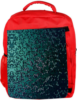

Snoogg Eco Friendly Canvas Small Pyramid Pieces 2697 Backpack Rucksack School Travel Unisex Casual Canvas Bag Bookbag Satchel 5 L Backpack(Red)