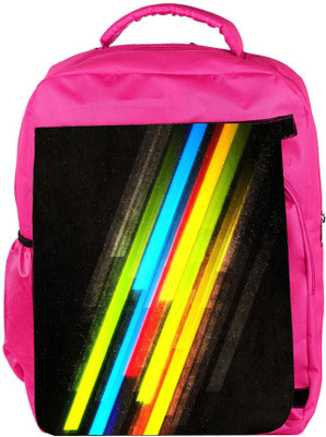 

Snoogg Eco Friendly Canvas Multicolor Design Designer Backpack Rucksack School Travel Unisex Casual Canvas Bag Bookbag Satchel 5 L Backpack(Pink)
