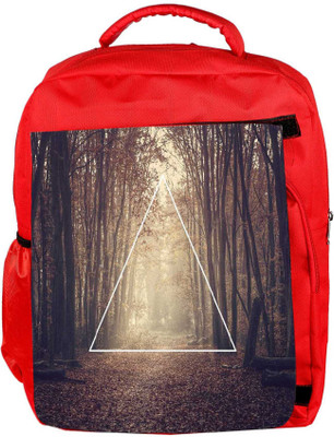 

Snoogg Eco Friendly Canvas Forest View Backpack Rucksack School Travel Unisex Casual Canvas Bag Bookbag Satchel 5 L Backpack(Red)