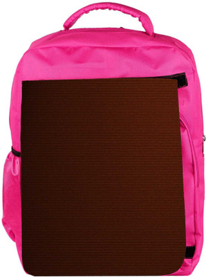 

Snoogg Eco Friendly Canvas Brown Abstract Squares Designer Backpack Rucksack School Travel Unisex Casual Canvas Bag Bookbag Satchel 5 L Backpack(Pink)