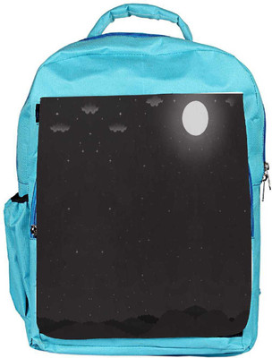 

Snoogg Eco Friendly Canvas Nigthfall Backpack Rucksack School Travel Unisex Casual Canvas Bag Bookbag Satchel 5 L Backpack(Blue)